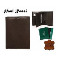 Meeste rahakott PR07-MTL BROWN, PAUL ROSSI, Nahast rahakotid